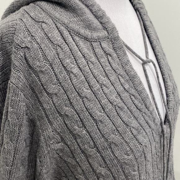 Cato Hooded Nordic Cable Knit Sweater |Size 22/24W - Picture 5 of 11